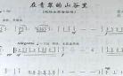 在青翠的山谷里简谱